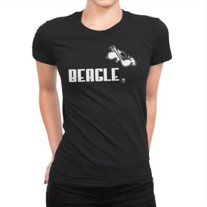 Beagle Brand - Womens Premium T-Shirts RIPT Apparel Small / Black