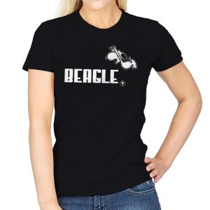 Beagle Brand - Womens T-Shirts RIPT Apparel Small / Black