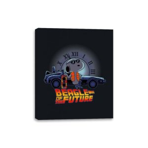 Beagle of the Future - Canvas Wraps Canvas Wraps RIPT Apparel 8x10 / Black