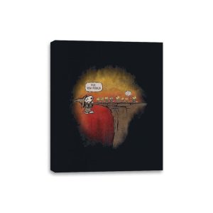 Beagle the Grey - Canvas Wraps Canvas Wraps RIPT Apparel 8x10 / Black