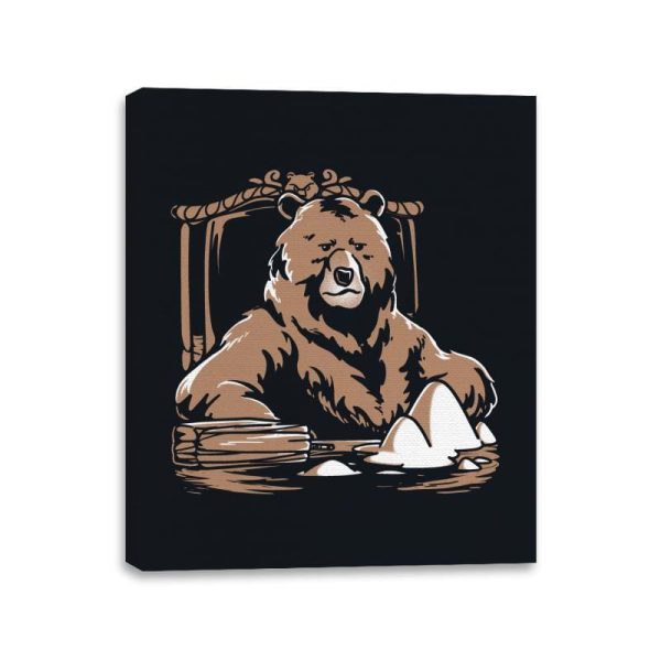 Bearface - Canvas Wraps Canvas Wraps RIPT Apparel 11x14 / Black