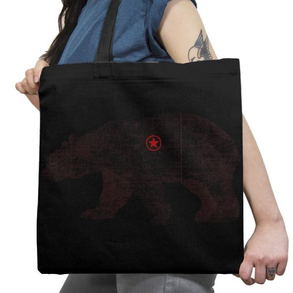 Bearlin - Back to Nature - Tote Bag Tote Bag Gooten 18x18 / Natural