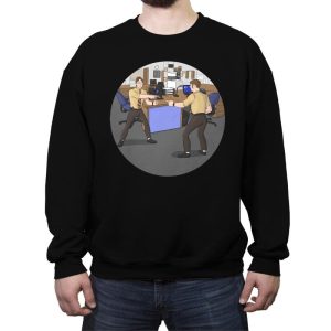 Bears Beets Battlestar - Crew Neck Sweatshirt Crew Neck Sweatshirt RIPT Apparel Small / Black