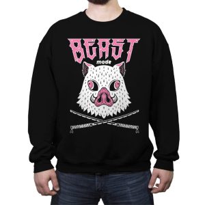 Beast Mode - Crew Neck Sweatshirt Crew Neck Sweatshirt RIPT Apparel Small / Black