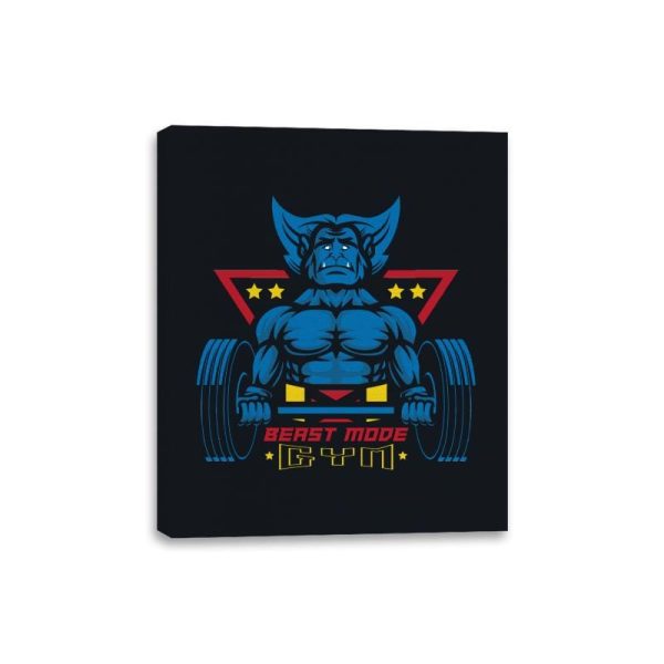 Beast Mode Gym - Canvas Wraps Canvas Wraps RIPT Apparel 8x10 / Black