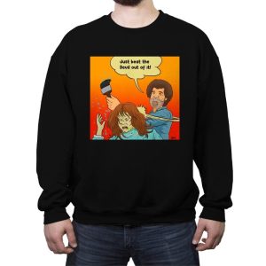 Beat the Devil. - Crew Neck Sweatshirt Crew Neck Sweatshirt RIPT Apparel Small / Black