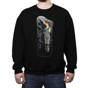 Beauty and the Beast - Crew Neck Sweatshirt Crew Neck Sweatshirt RIPT Apparel Small / Black