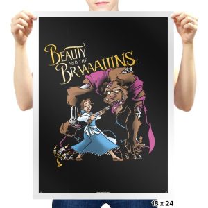 Beauty and the Brains - Prints Posters RIPT Apparel