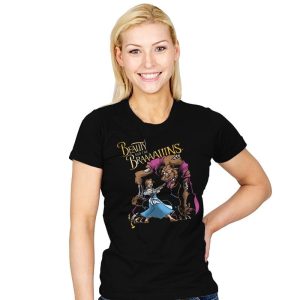 Beauty and the Brains - Womens T-Shirts RIPT Apparel