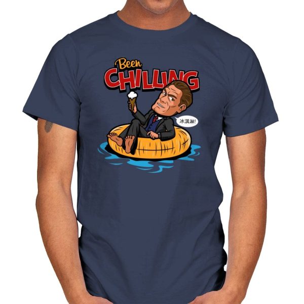 Been Chilling - Mens T-Shirts RIPT Apparel Small / Navy