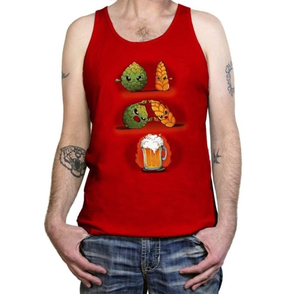 Beer Fusion - Best Seller - Tanktop Tanktop RIPT Apparel X-Small / Red