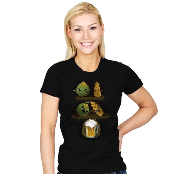 Beer Fusion - Best Seller - Womens T-Shirts RIPT Apparel Small / Black