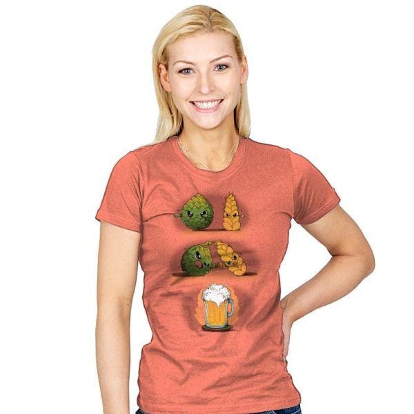 Beer Fusion - Best Seller - Womens T-Shirts RIPT Apparel Small / Coral