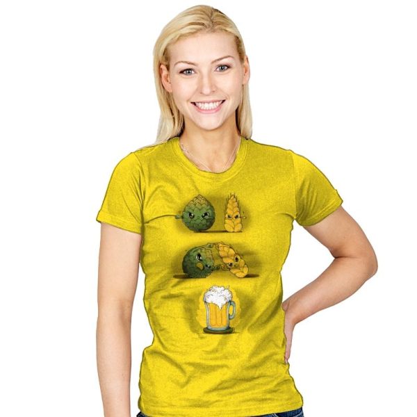 Beer Fusion - Best Seller - Womens T-Shirts RIPT Apparel Small / Sunshine