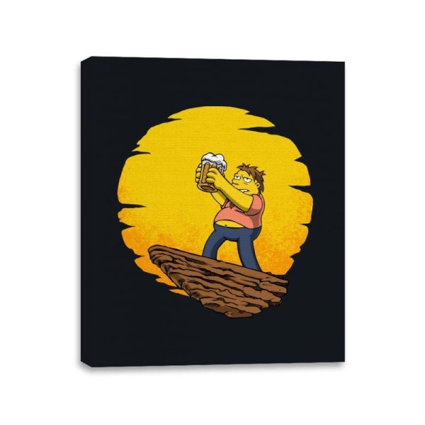 Beerney - Canvas Wraps Canvas Wraps RIPT Apparel 11x14 / Black