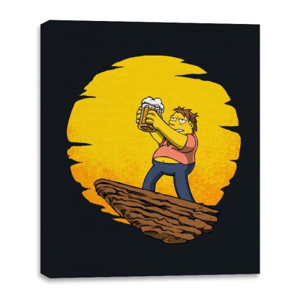 Beerney - Canvas Wraps Canvas Wraps RIPT Apparel 16x20 / Black