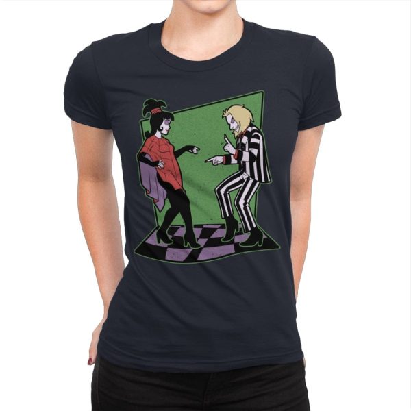 Beetle and Girl Dance - Womens Premium T-Shirts RIPT Apparel Small / Midnight Navy