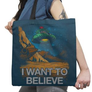 Believe In the Cosmos Exclusive - Tote Bag Tote Bag RIPT Apparel 18x18 / Indigo