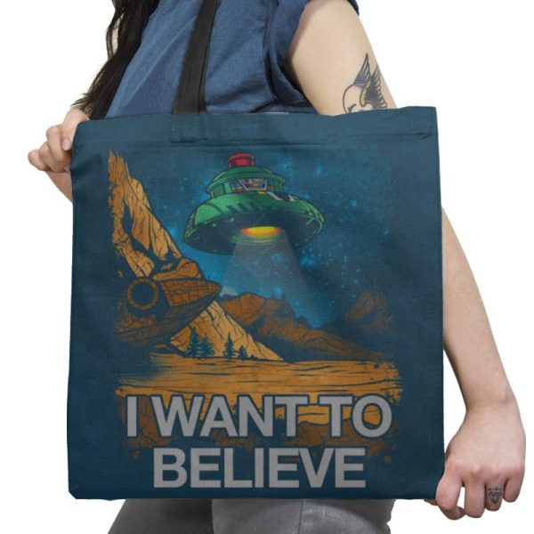 Believe In the Cosmos Exclusive - Tote Bag Tote Bag RIPT Apparel 18x18 / Indigo