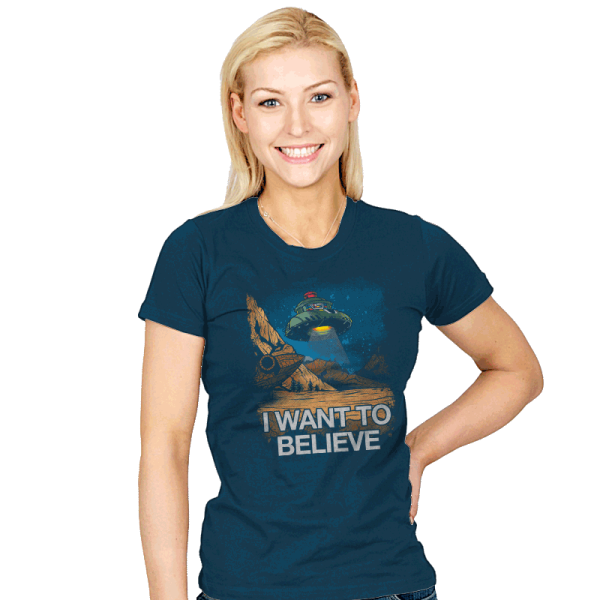 Believe in the Cosmos - Womens T-Shirts RIPT Apparel