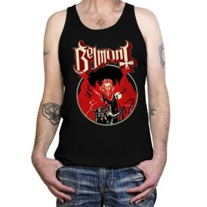 Belmont Opus Red - Tanktop Tanktop RIPT Apparel X-Small / Black