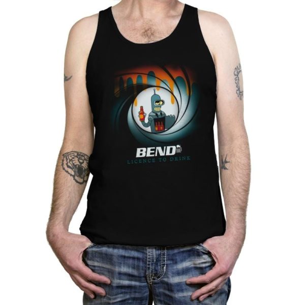 Bend Agent Drink - Tanktop Tanktop RIPT Apparel X-Small / Black