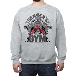 Bender's Gym Exclusive - Crew Neck Sweatshirt Crew Neck Sweatshirt RIPT Apparel
