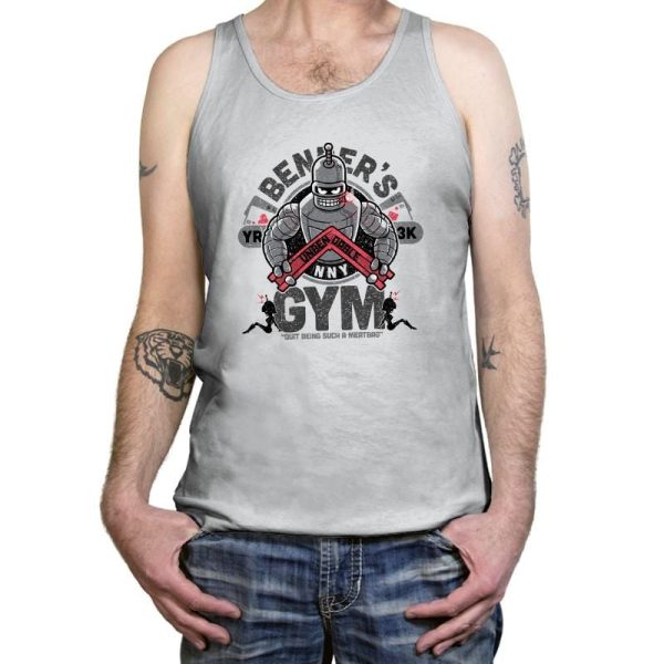 Bender's Gym Exclusive - Tanktop Tanktop RIPT Apparel X-Small / Silver