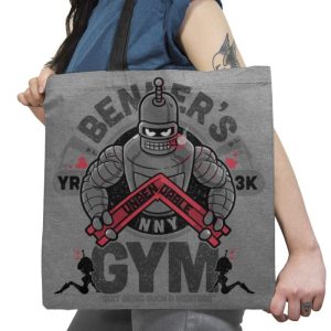 Bender's Gym Exclusive - Tote Bag Tote Bag RIPT Apparel 18x18 / Heather