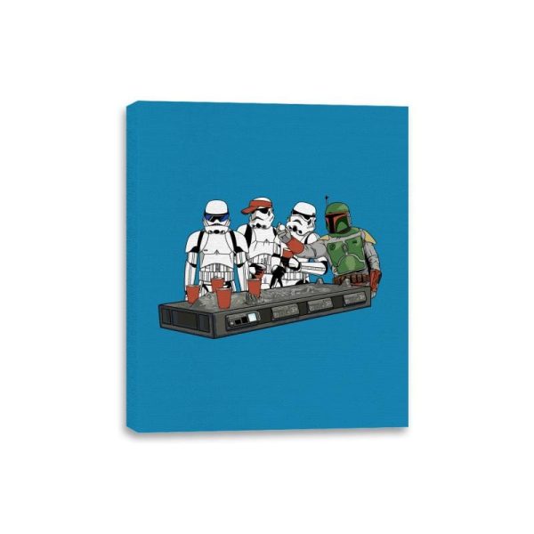Best Beer Pong Table in the Galaxy - Canvas Wraps Canvas Wraps RIPT Apparel 8x10 / Sapphire