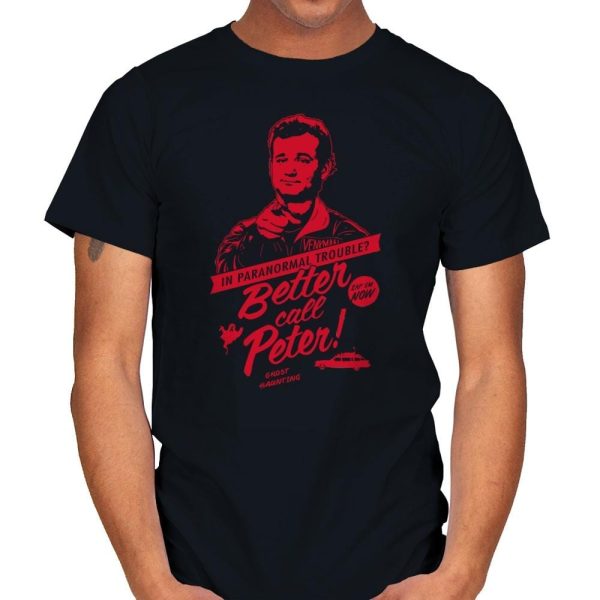 Better Call Peter - Mens T-Shirts RIPT Apparel Small / Black