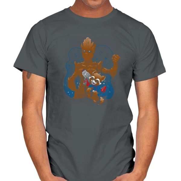 BFFs - Miniature Mayhem - Mens T-Shirts RIPT Apparel Small / Charcoal