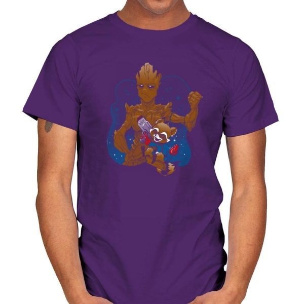 BFFs - Miniature Mayhem - Mens T-Shirts RIPT Apparel Small / Purple