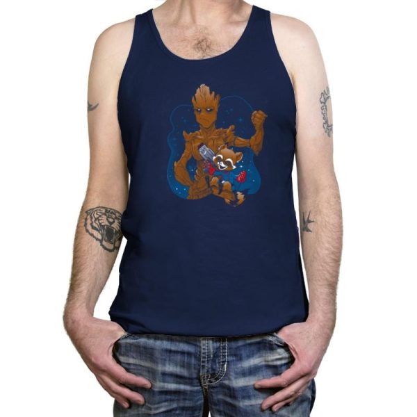 BFFs - Miniature Mayhem - Tanktop Tanktop RIPT Apparel X-Small / Navy