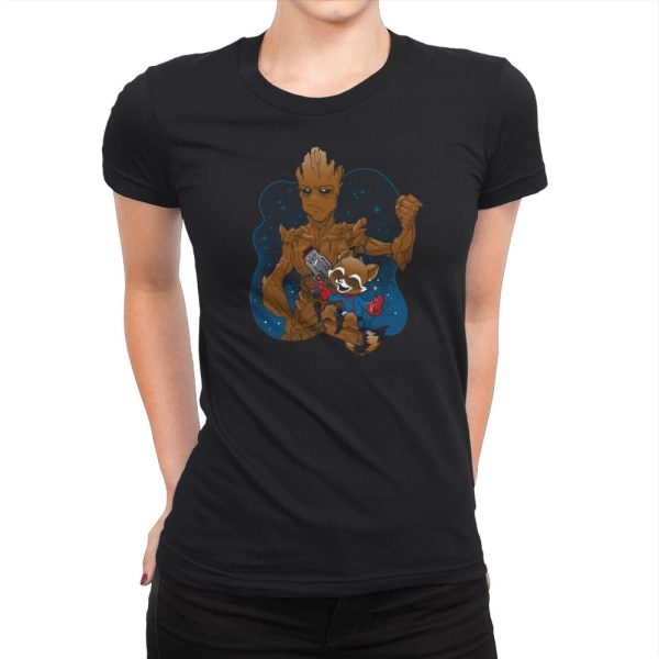BFFs - Miniature Mayhem - Womens Premium T-Shirts RIPT Apparel Small / Black