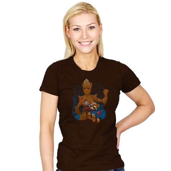 BFFs - Miniature Mayhem - Womens T-Shirts RIPT Apparel Small / Brown