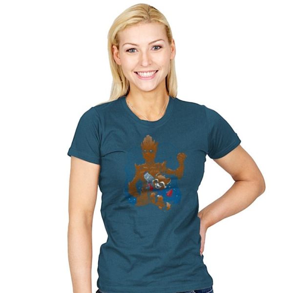BFFs - Miniature Mayhem - Womens T-Shirts RIPT Apparel Small / Indigo