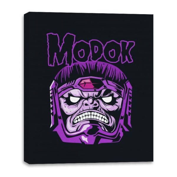 Big Head - Canvas Wraps Canvas Wraps RIPT Apparel 16x20 / Black
