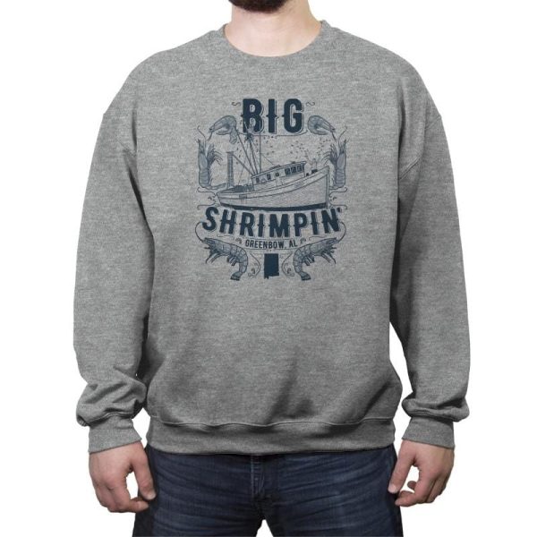 Big Shrimpin' Exclusive - Crew Neck Sweatshirt Crew Neck Sweatshirt RIPT Apparel
