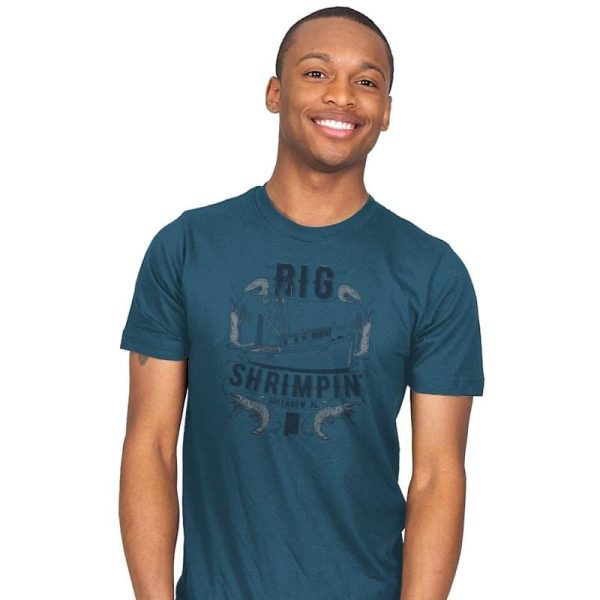 Big Shrimpin' Exclusive - Mens T-Shirts RIPT Apparel Small / Indigo