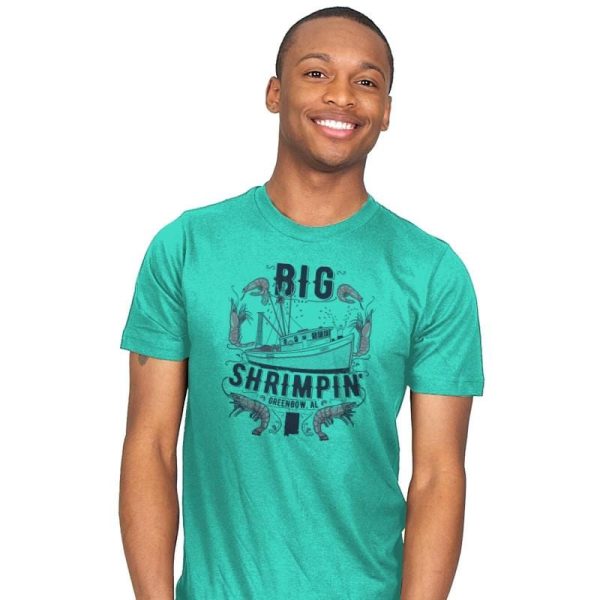 Big Shrimpin' Exclusive - Mens T-Shirts RIPT Apparel Small / Mint