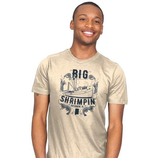 Big Shrimpin' Exclusive - Mens T-Shirts RIPT Apparel Small / Natural