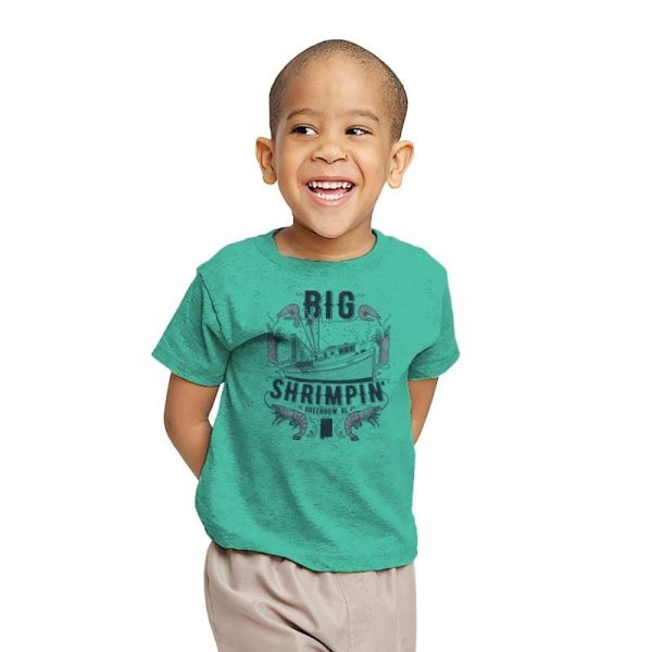 Big Shrimpin' Exclusive - Youth T-Shirts RIPT Apparel X-small / Mint