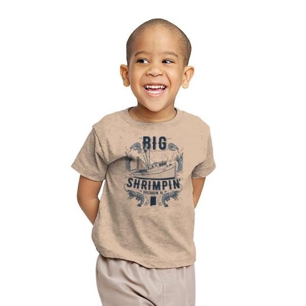Big Shrimpin' Exclusive - Youth T-Shirts RIPT Apparel X-small / Natural
