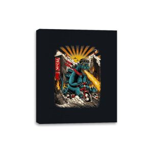 Bikezilla - Canvas Wraps Canvas Wraps RIPT Apparel 8x10 / Black