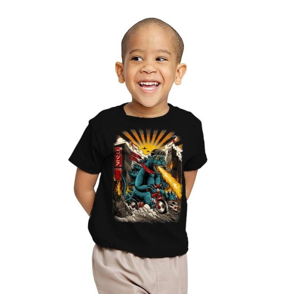 Bikezilla - Youth T-Shirts RIPT Apparel X-small / Black