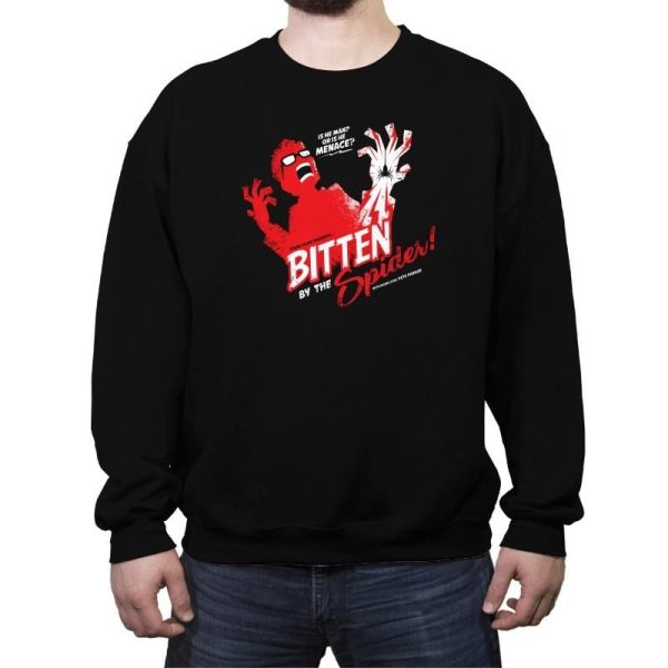 Bitten by the Spider Exclusive - Crew Neck Sweatshirt Crew Neck Sweatshirt RIPT Apparel