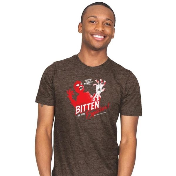 Bitten by the Spider Exclusive - Mens T-Shirts RIPT Apparel 4x-large / Brown