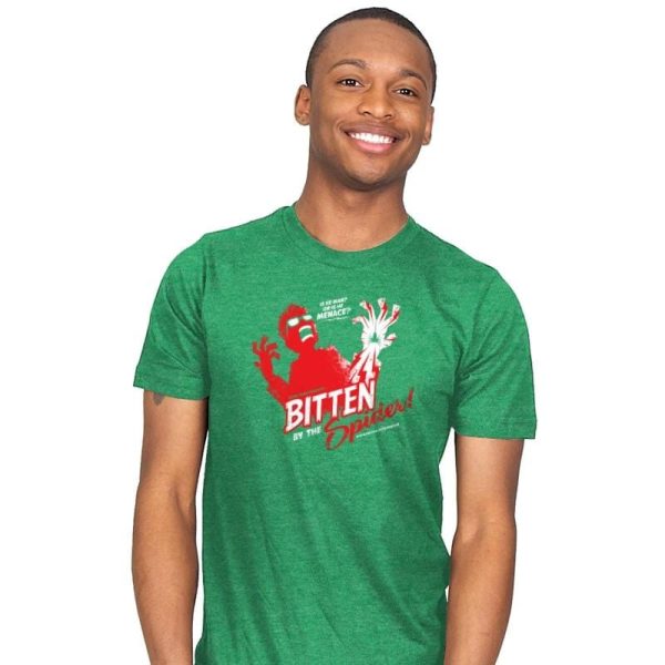 Bitten by the Spider Exclusive - Mens T-Shirts RIPT Apparel 4x-large / Kelly