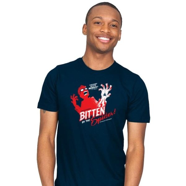 Bitten by the Spider Exclusive - Mens T-Shirts RIPT Apparel Small / Navy